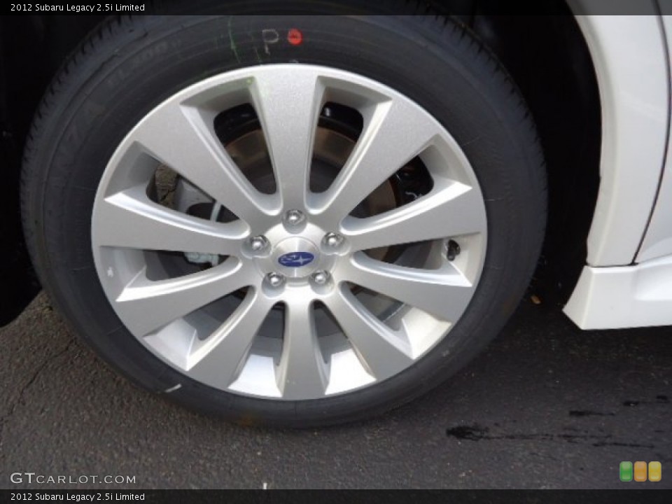 2012 Subaru Legacy 2.5i Limited Wheel and Tire Photo #58899936