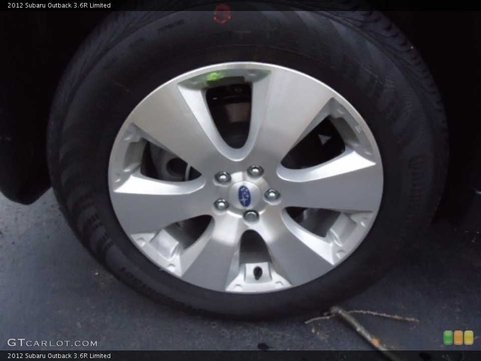 2012 Subaru Outback 3.6R Limited Wheel and Tire Photo #58900248