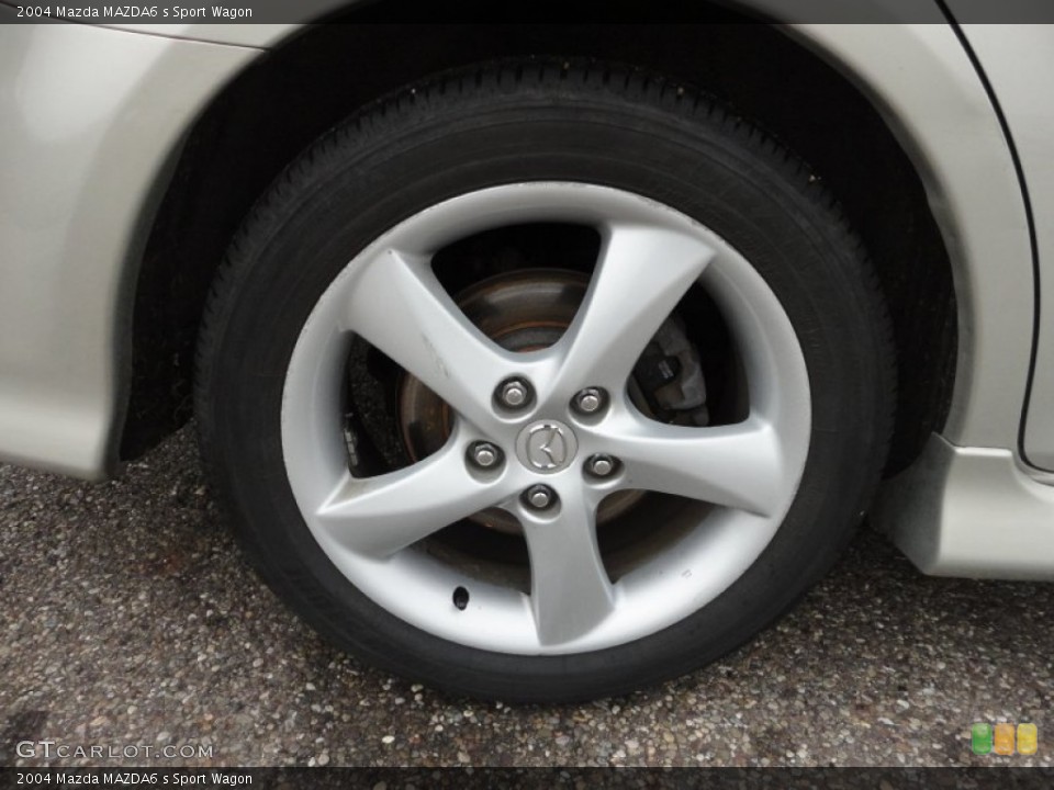 2004 Mazda MAZDA6 s Sport Wagon Wheel and Tire Photo #58901403