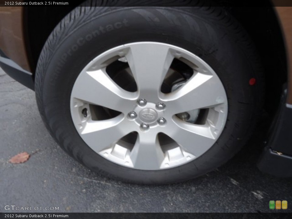 2012 Subaru Outback 2.5i Premium Wheel and Tire Photo #58903437
