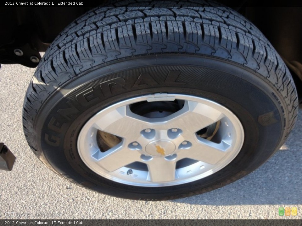 2012 Chevrolet Colorado LT Extended Cab Wheel and Tire Photo #58906021