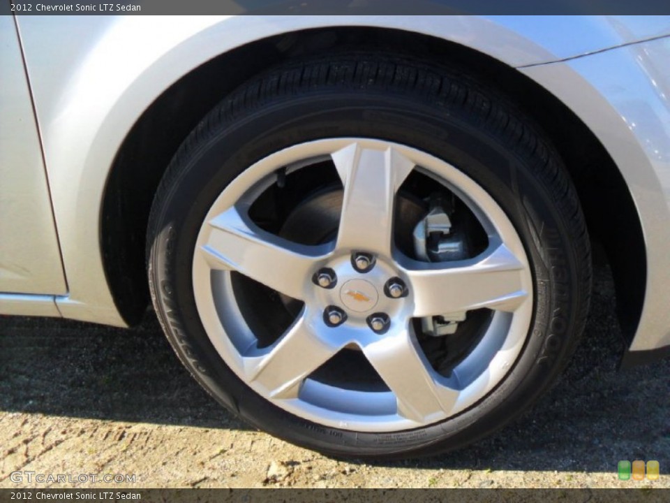 2012 Chevrolet Sonic LTZ Sedan Wheel and Tire Photo #58910683