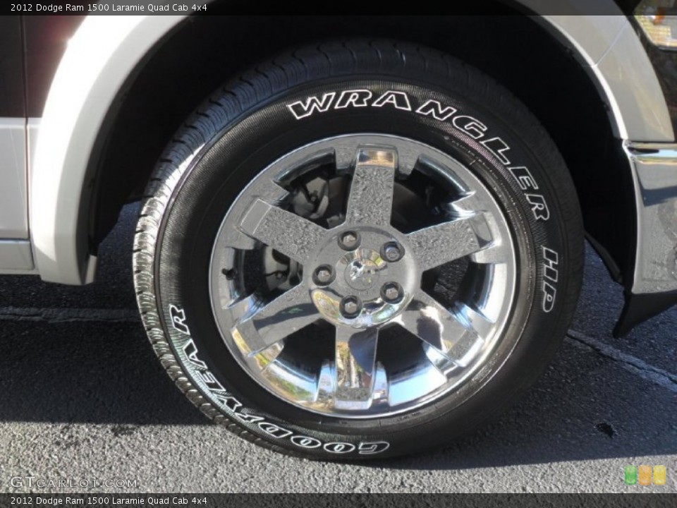 2012 Dodge Ram 1500 Laramie Quad Cab 4x4 Wheel and Tire Photo #58911991