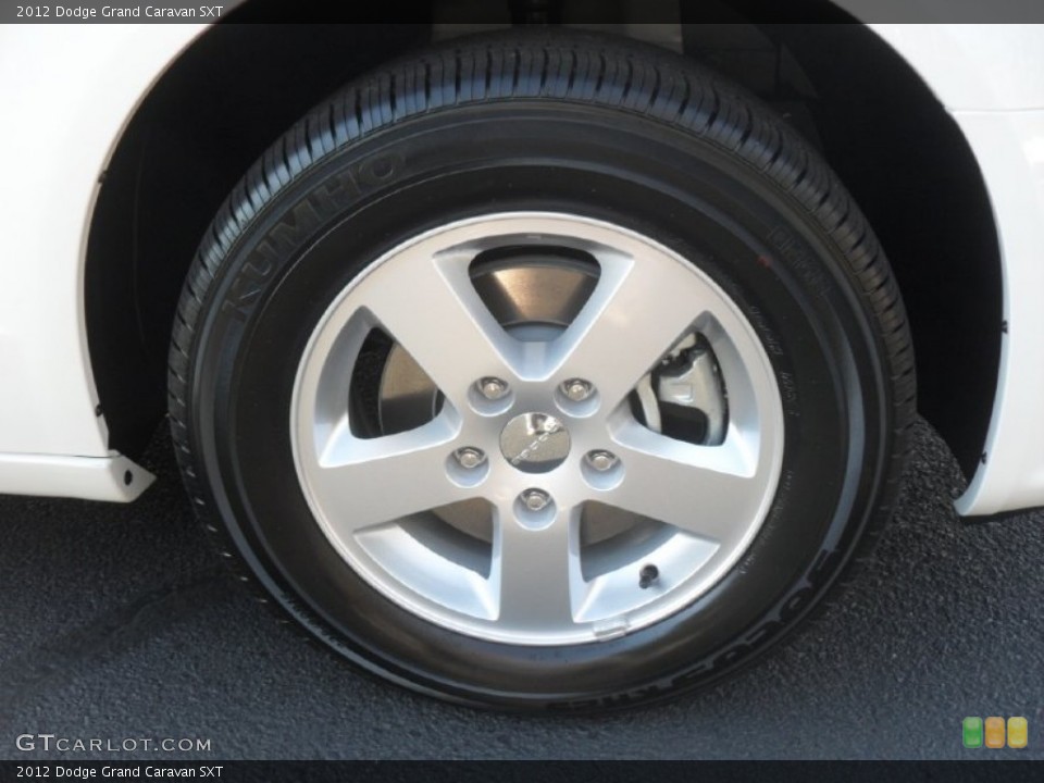 2012 Dodge Grand Caravan SXT Wheel and Tire Photo #58912144