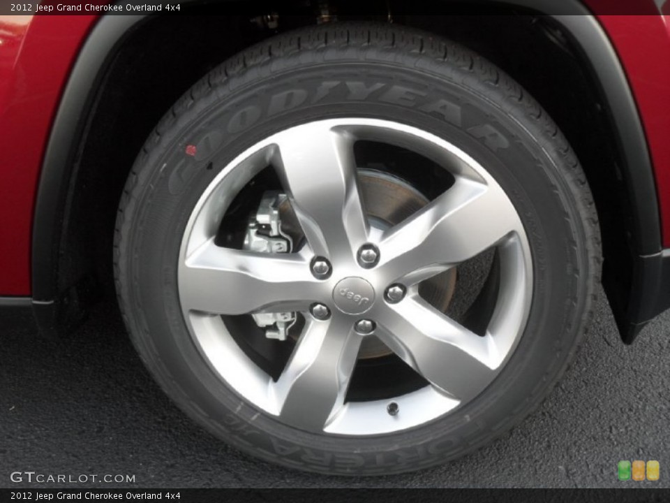 2012 Jeep Grand Cherokee Overland 4x4 Wheel and Tire Photo #58912532