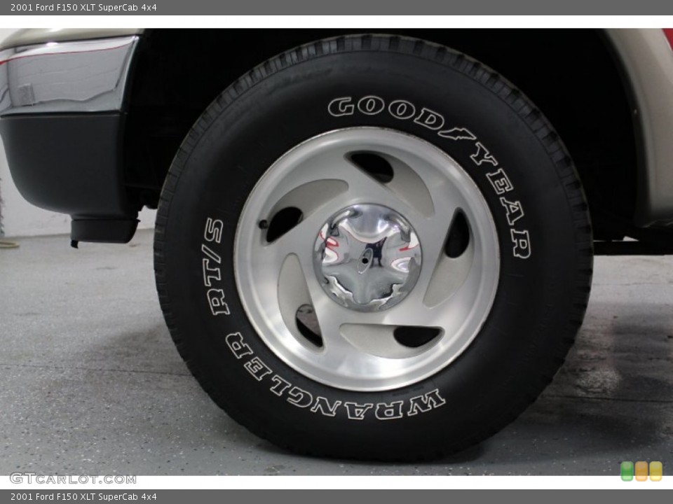 2001 Ford F150 XLT SuperCab 4x4 Wheel and Tire Photo #58920868