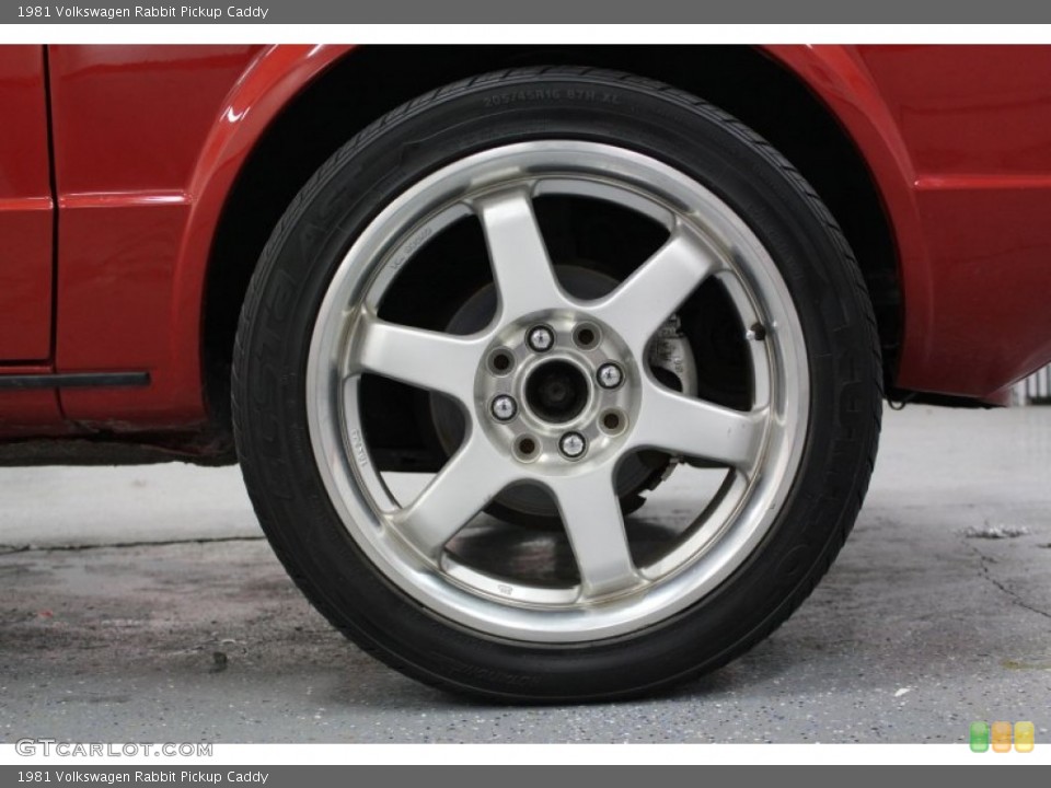 1981 Volkswagen Rabbit Pickup Custom Wheel and Tire Photo #58922390