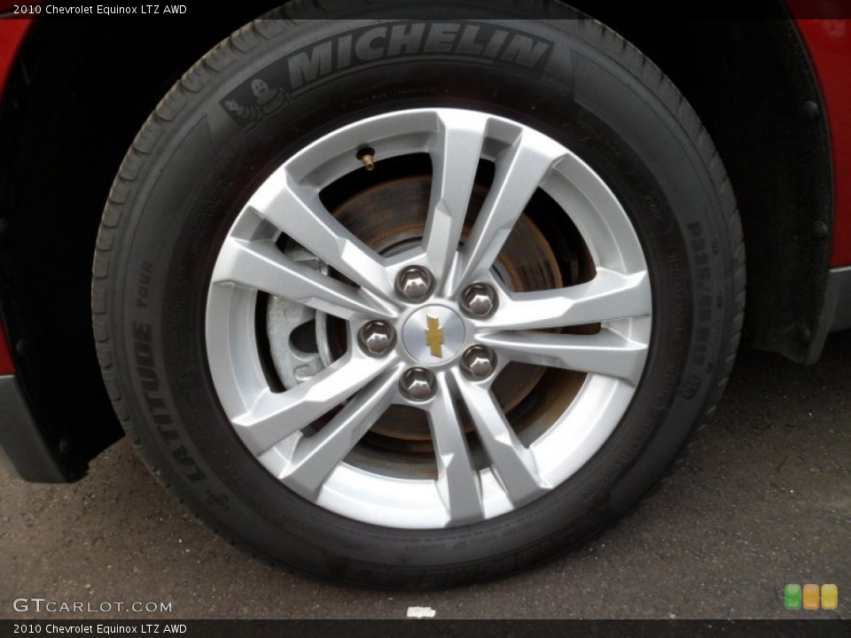 2010 Chevrolet Equinox LTZ AWD Wheel and Tire Photo #58923194