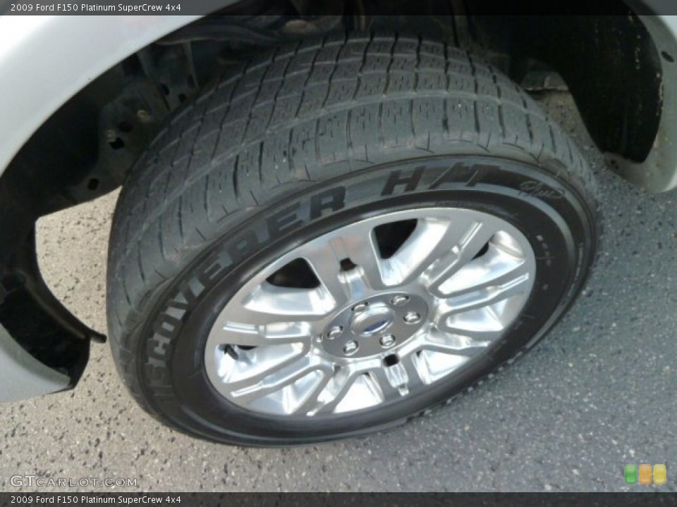 2009 Ford F150 Platinum SuperCrew 4x4 Wheel and Tire Photo #58923227