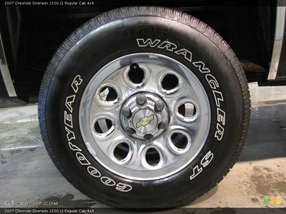 2007 Chevrolet Silverado 1500 LS Regular Cab 4x4 Wheel and Tire Photo #58927480