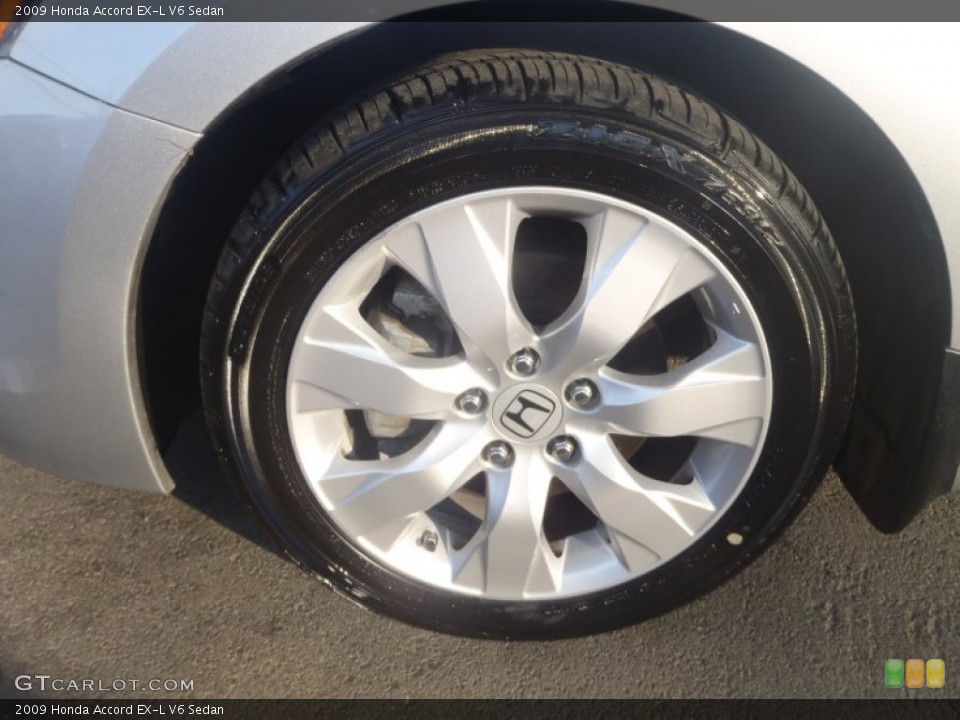 2009 Honda Accord EX-L V6 Sedan Wheel and Tire Photo #58929336