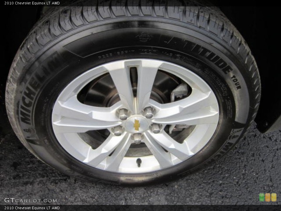 2010 Chevrolet Equinox LT AWD Wheel and Tire Photo #58930746