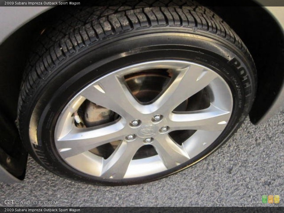2009 Subaru Impreza Outback Sport Wagon Wheel and Tire Photo #58932975