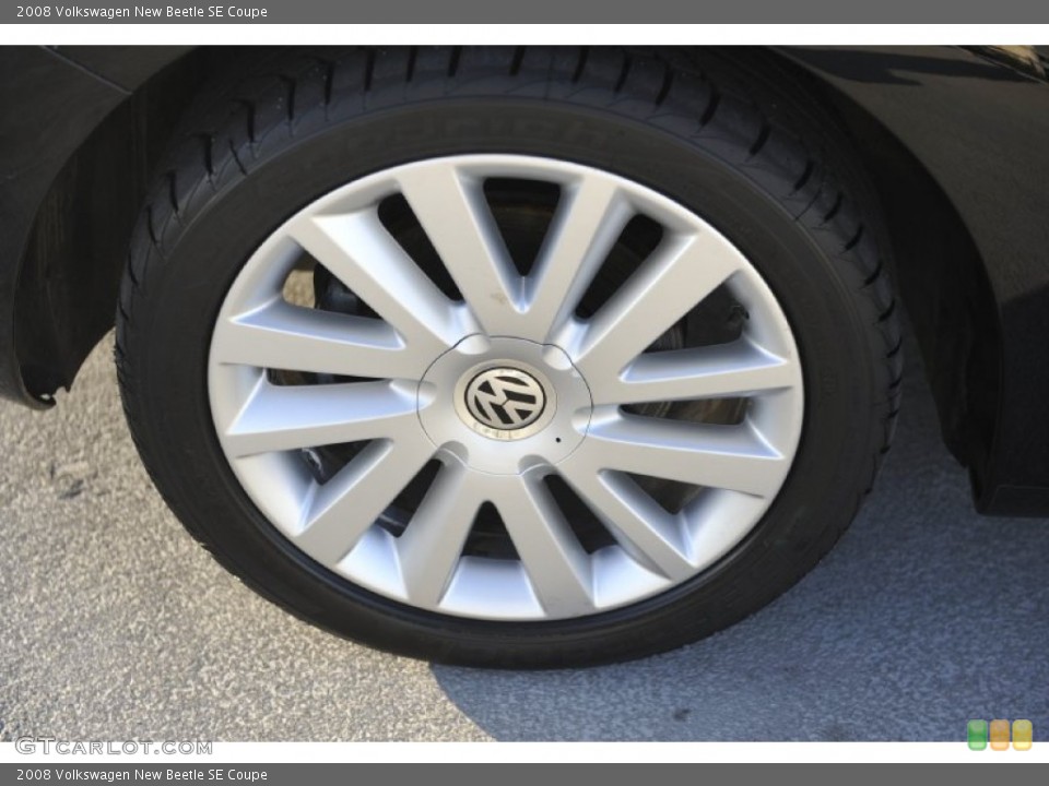2008 Volkswagen New Beetle SE Coupe Wheel and Tire Photo #58933878