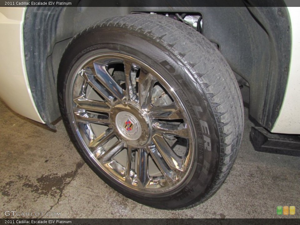 2011 Cadillac Escalade ESV Platinum Wheel and Tire Photo #58934604