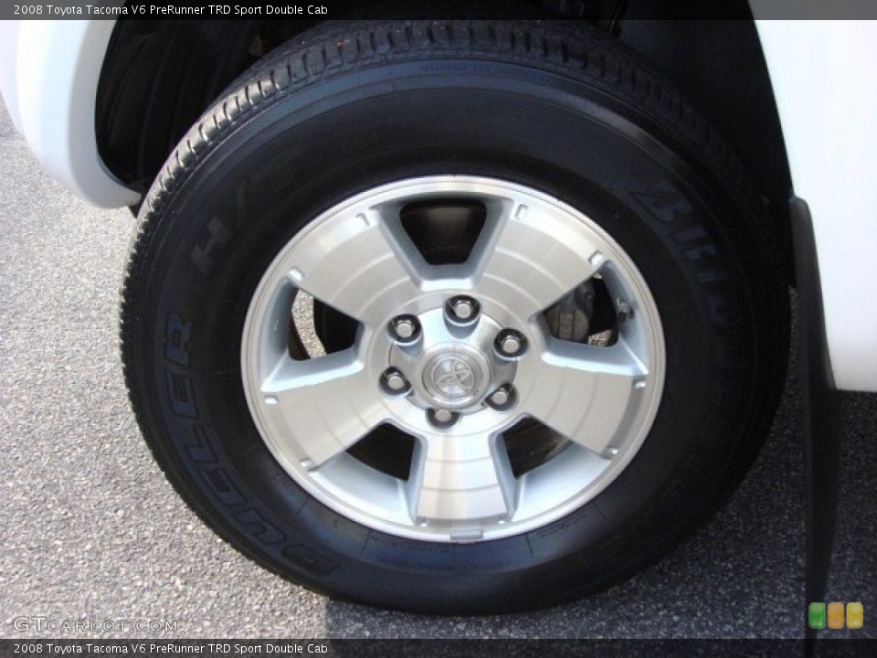 2008 Toyota Tacoma V6 PreRunner TRD Sport Double Cab Wheel and Tire Photo #58939455