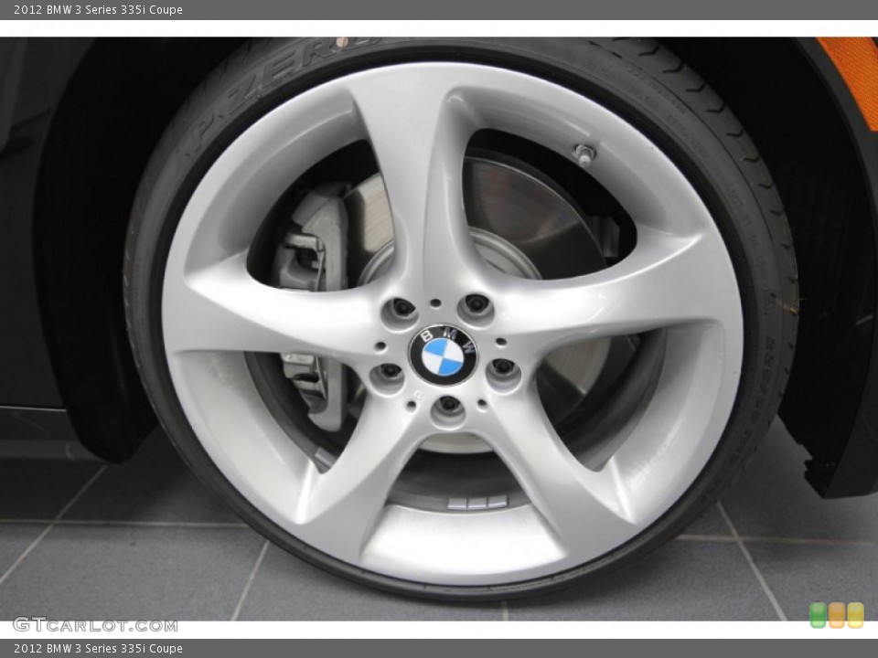 2012 BMW 3 Series 335i Coupe Wheel and Tire Photo #58941975