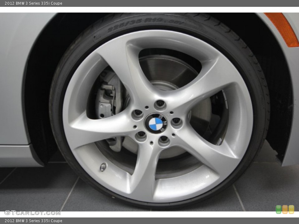 2012 BMW 3 Series 335i Coupe Wheel and Tire Photo #58942179
