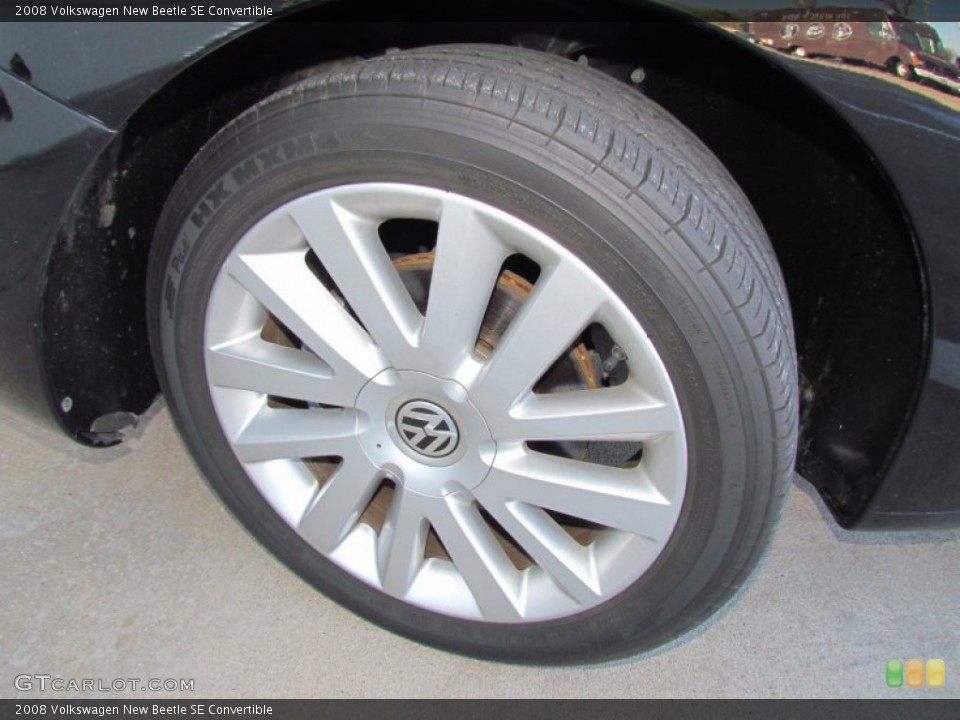 2008 Volkswagen New Beetle SE Convertible Wheel and Tire Photo #58948128