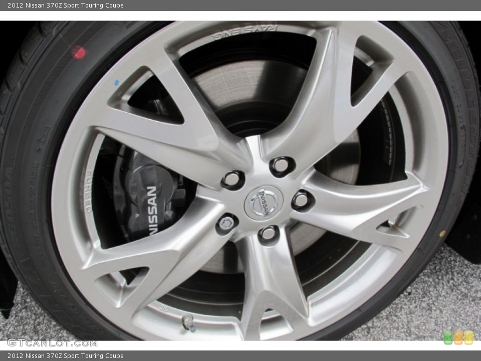 2012 Nissan 370Z Sport Touring Coupe Wheel and Tire Photo #58958355