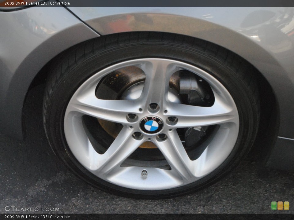 2009 BMW 1 Series 135i Convertible Wheel and Tire Photo #58960680