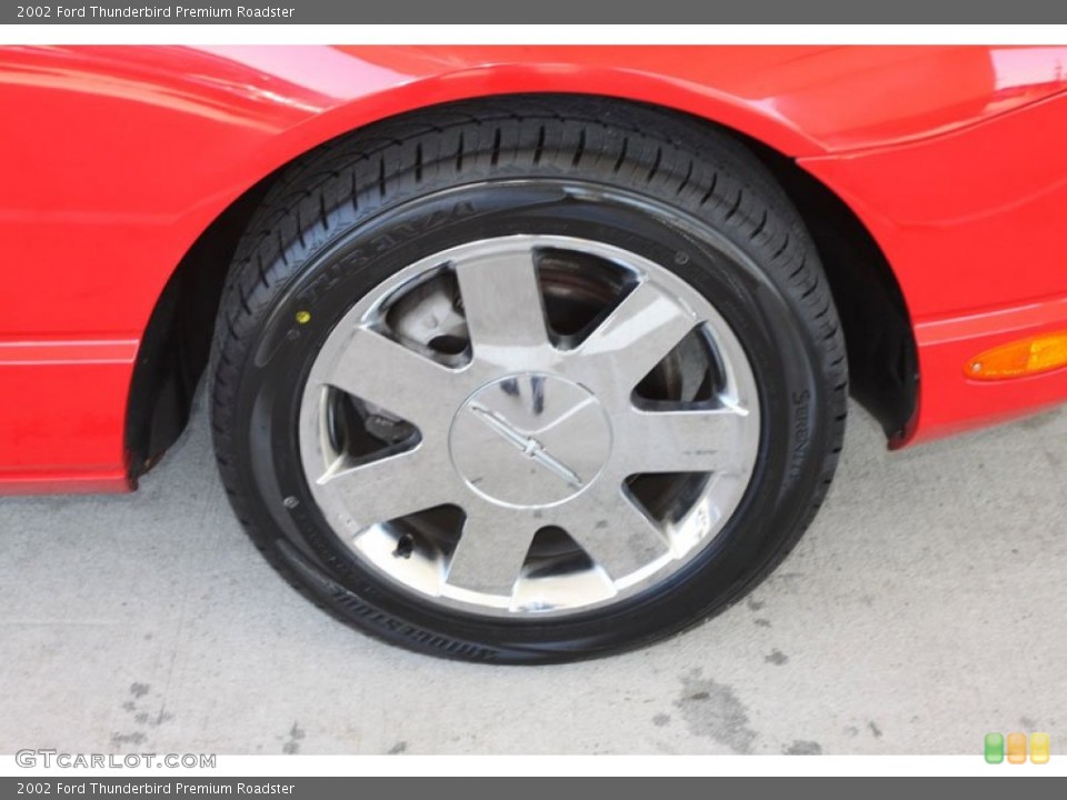 2002 Ford Thunderbird Premium Roadster Wheel and Tire Photo #58962519