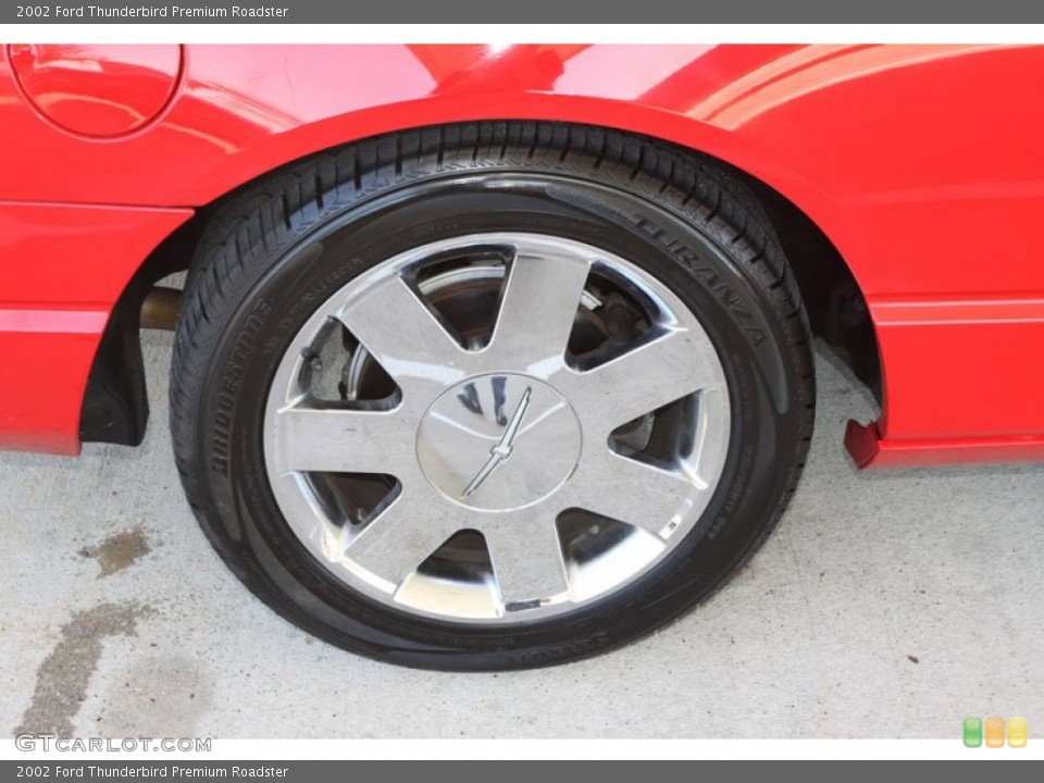 2002 Ford Thunderbird Premium Roadster Wheel and Tire Photo #58962522