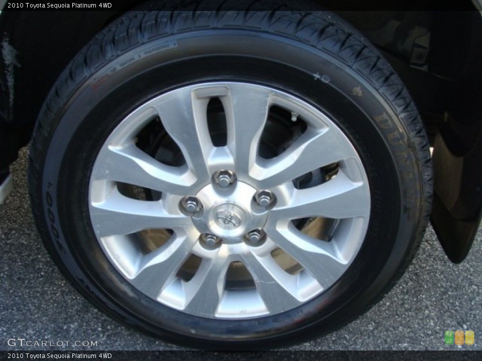 2010 Toyota Sequoia Platinum 4WD Wheel and Tire Photo #58962919