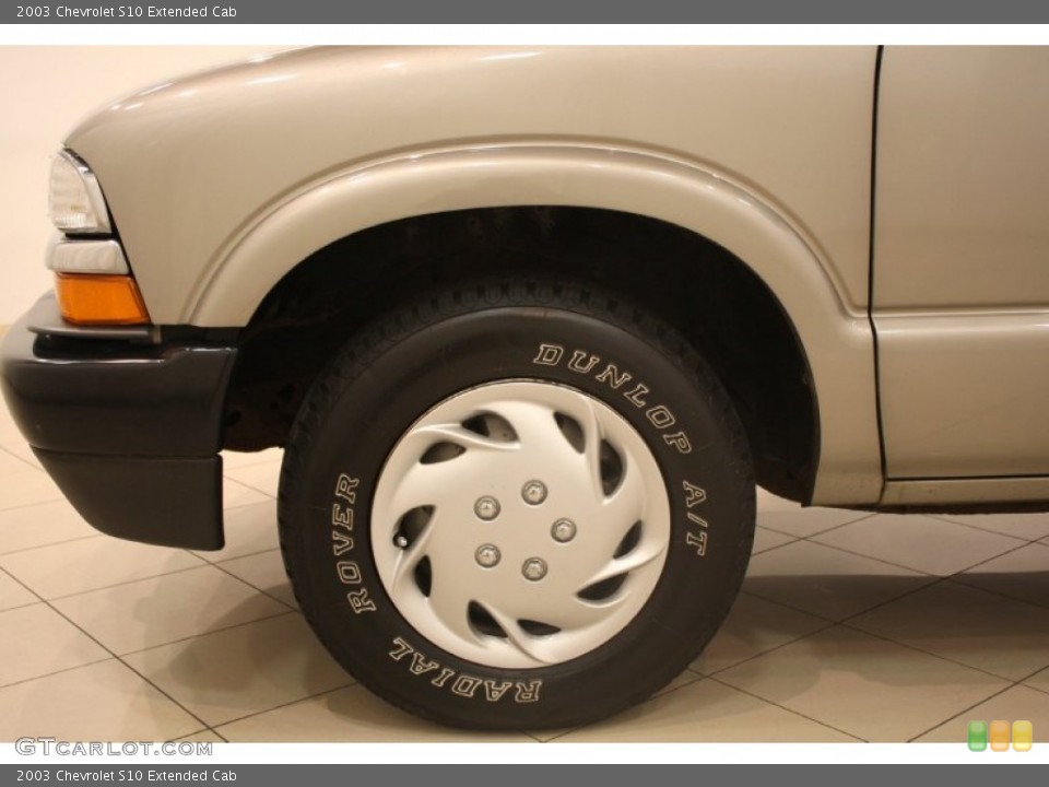 2003 Chevrolet S10 Extended Cab Wheel and Tire Photo #58966302