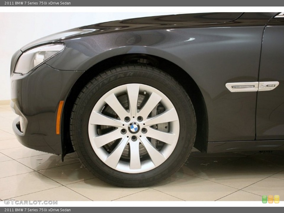 2011 BMW 7 Series 750i xDrive Sedan Wheel and Tire Photo #58966857