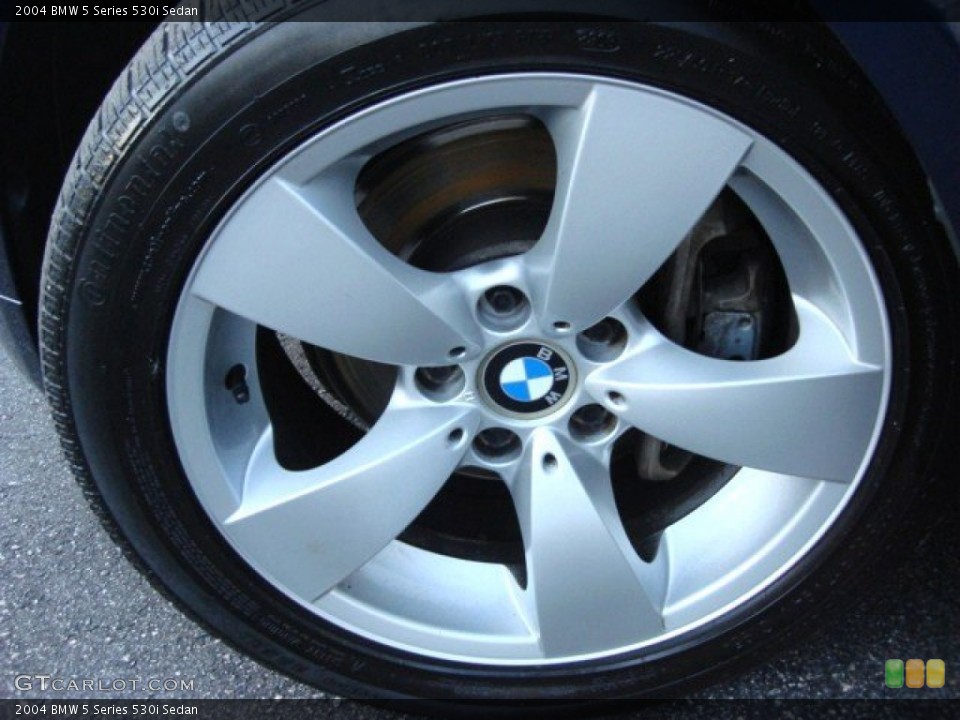 2004 BMW 5 Series 530i Sedan Wheel and Tire Photo #58978367