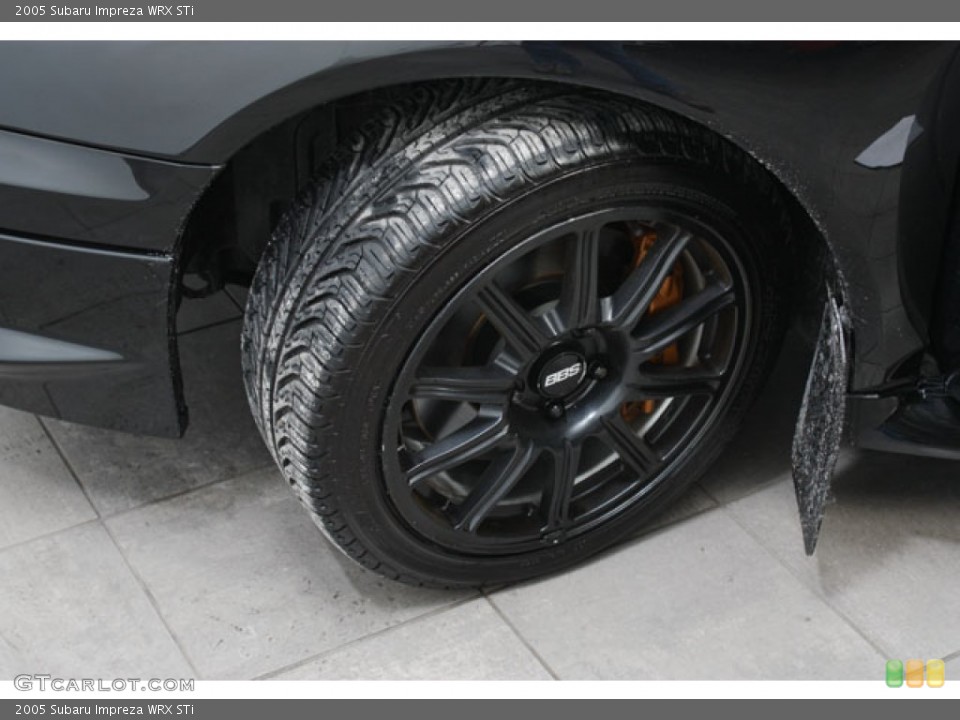 2005 Subaru Impreza WRX STi Wheel and Tire Photo #58982320