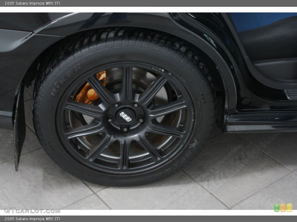 2005 Subaru Impreza WRX STi Wheel and Tire Photo #58982347