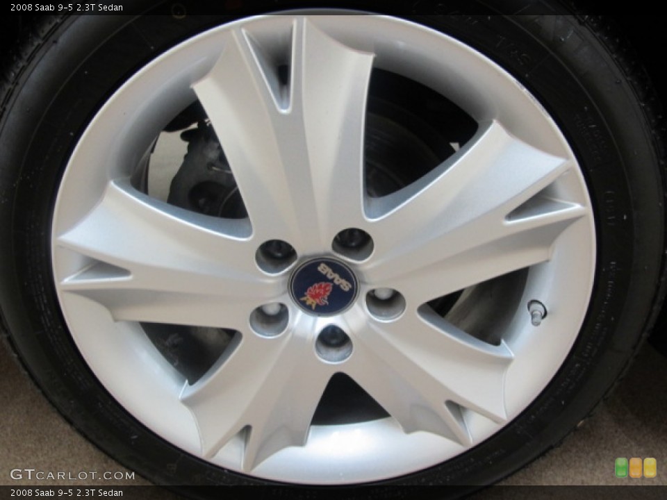 2008 Saab 9-5 2.3T Sedan Wheel and Tire Photo #58983646