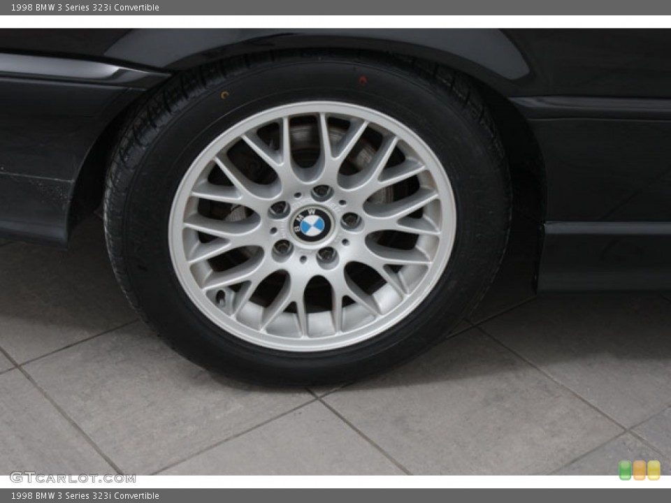 1998 BMW 3 Series 323i Convertible Wheel and Tire Photo #58985209