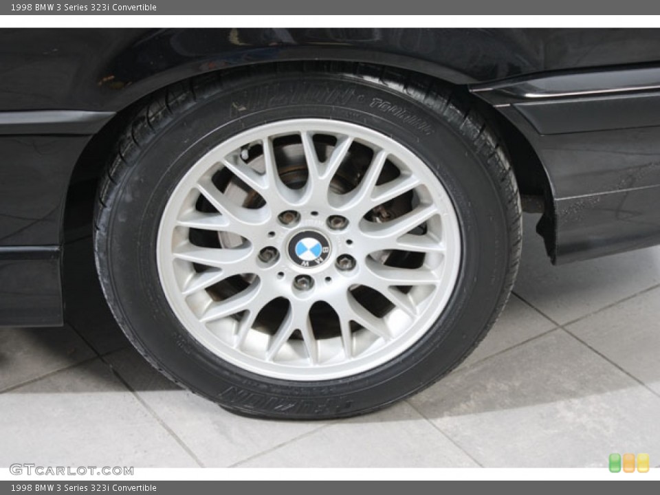 1998 BMW 3 Series 323i Convertible Wheel and Tire Photo #58985218