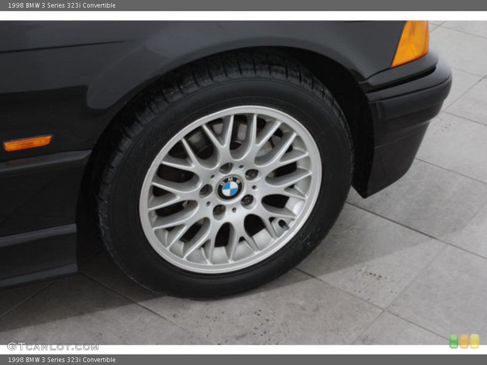 1998 BMW 3 Series 323i Convertible Wheel and Tire Photo #58985234