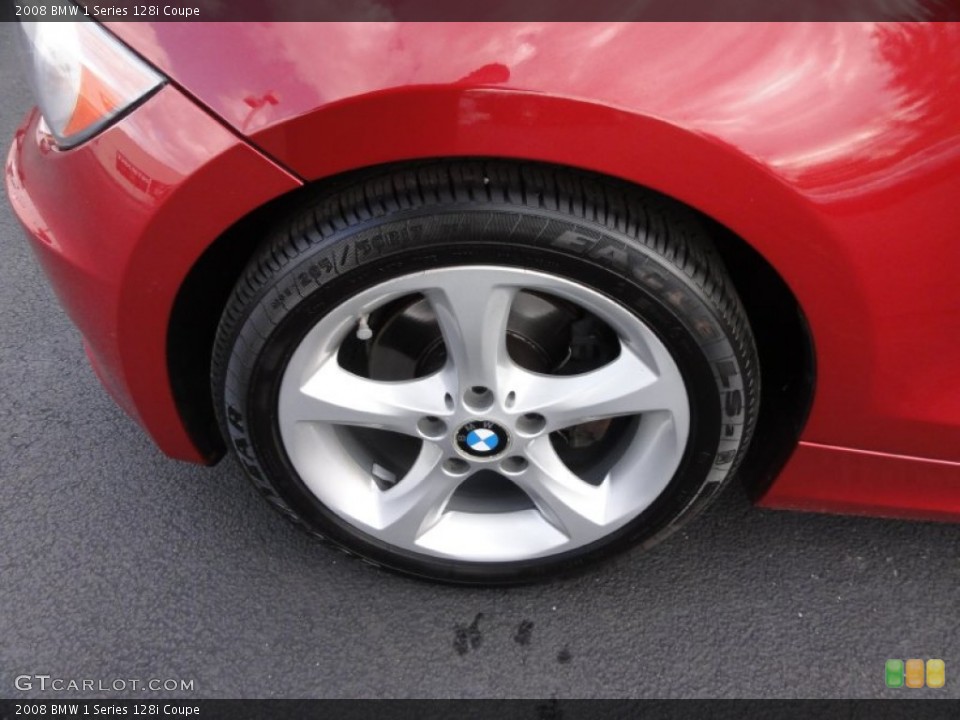 2008 BMW 1 Series 128i Coupe Wheel and Tire Photo #58987702