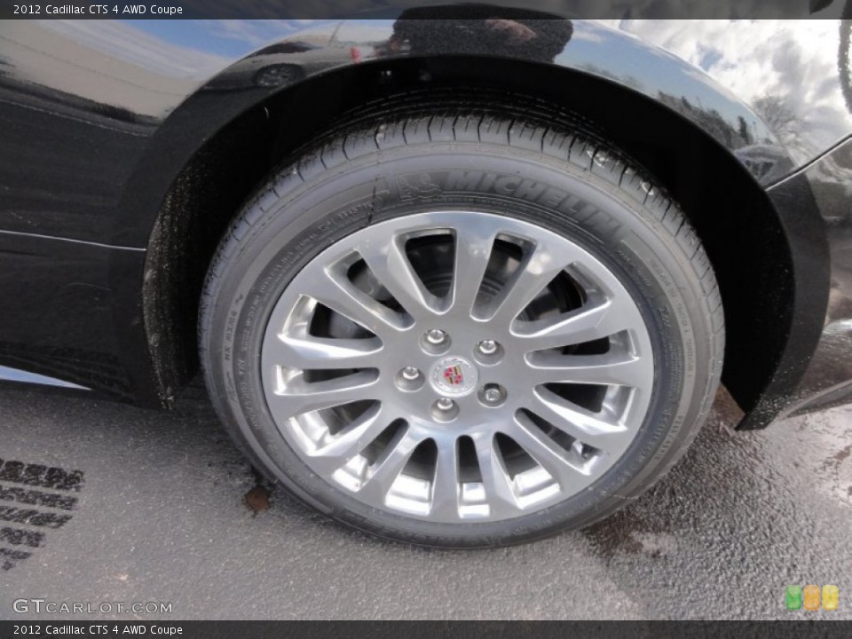 2012 Cadillac CTS 4 AWD Coupe Wheel and Tire Photo #58987981