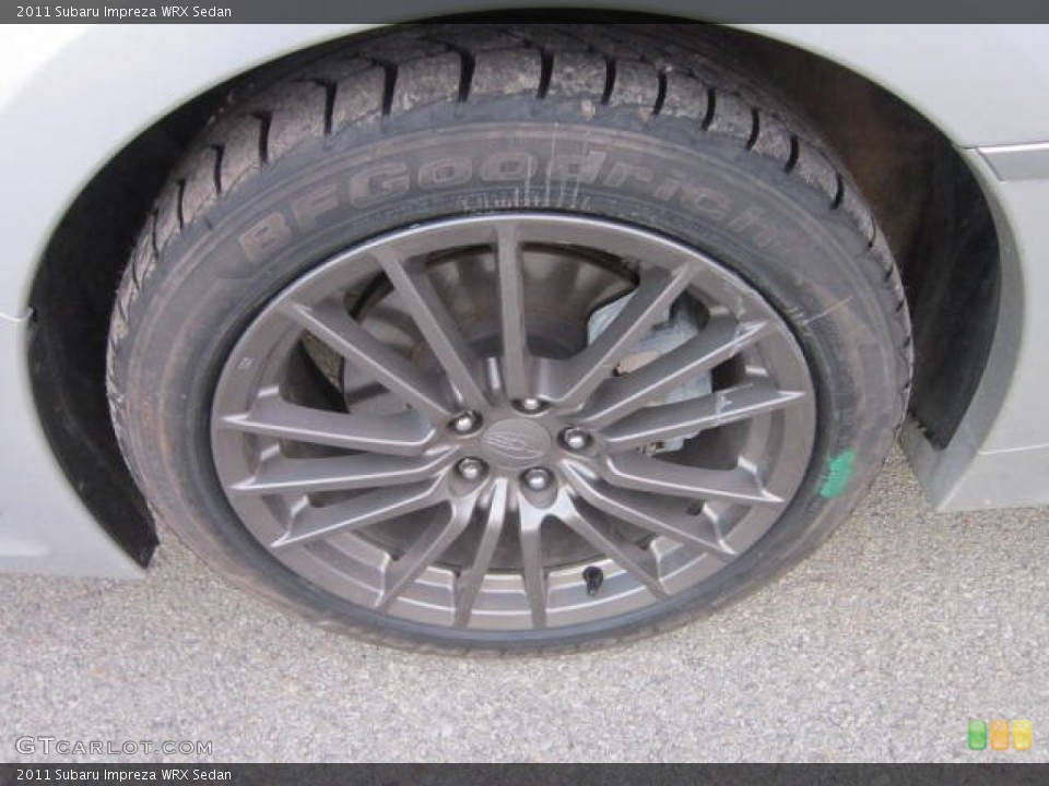 2011 Subaru Impreza WRX Sedan Wheel and Tire Photo #58988326