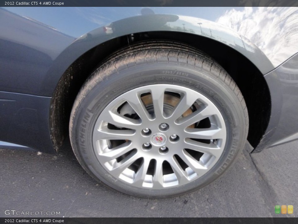 2012 Cadillac CTS 4 AWD Coupe Wheel and Tire Photo #58989514