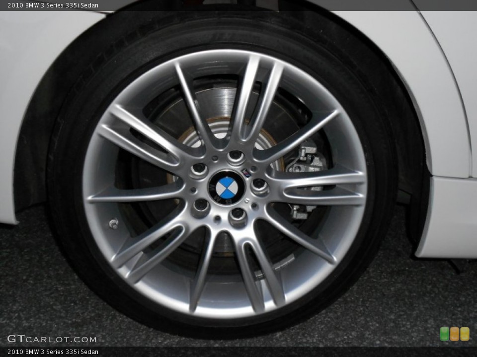 2010 BMW 3 Series 335i Sedan Wheel and Tire Photo #58994560