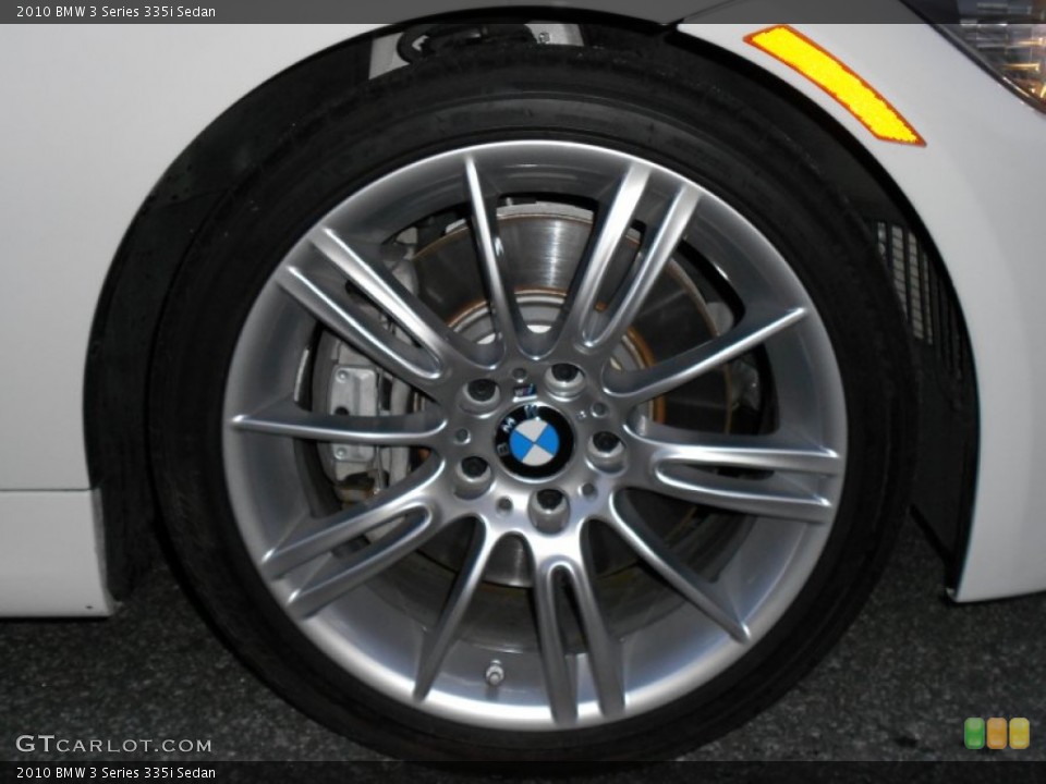 2010 BMW 3 Series 335i Sedan Wheel and Tire Photo #58994569