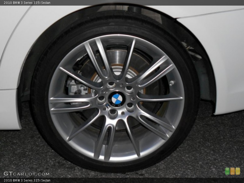 2010 BMW 3 Series 335i Sedan Wheel and Tire Photo #58994578