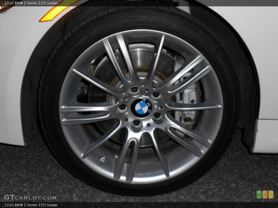 2010 BMW 3 Series 335i Sedan Wheel and Tire Photo #58994587