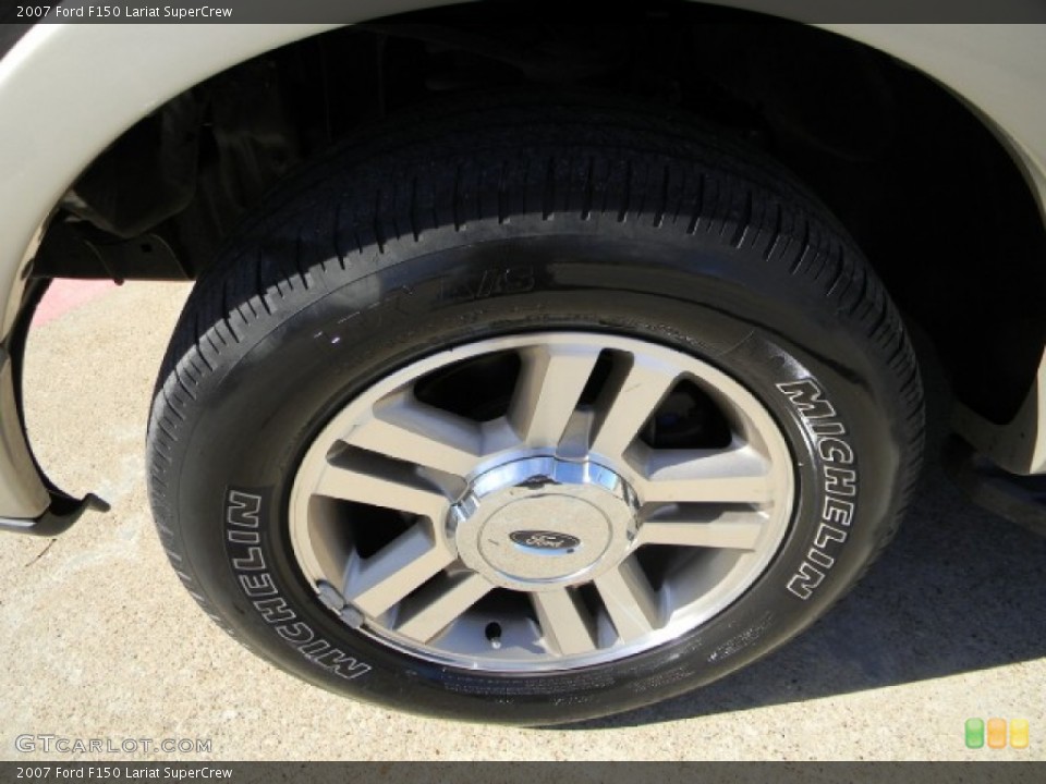 2007 Ford F150 Lariat SuperCrew Wheel and Tire Photo #58994980