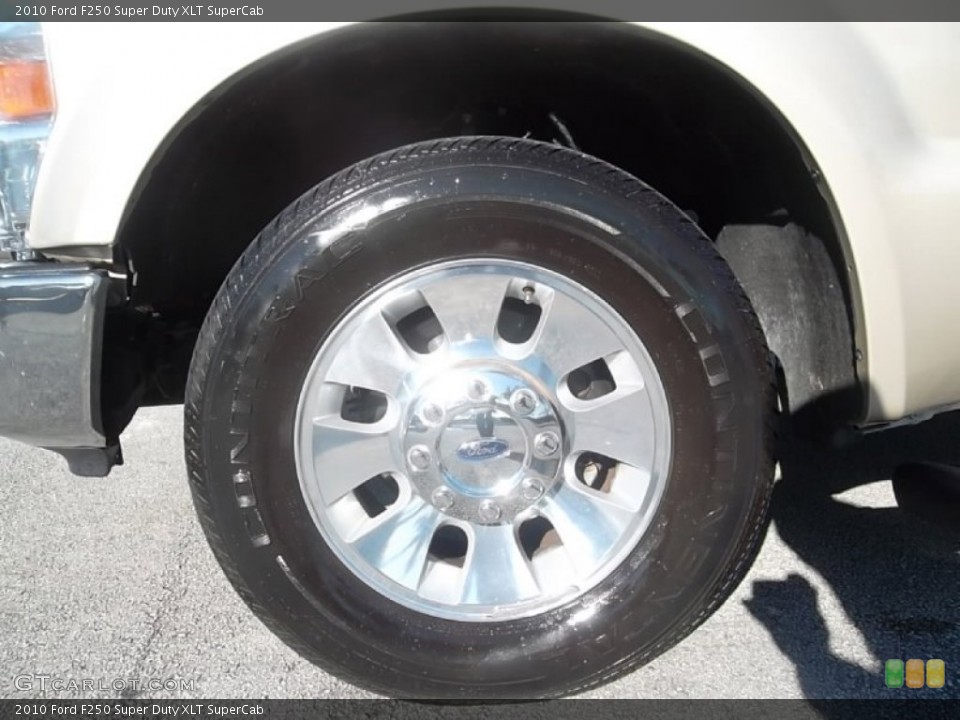 2010 Ford F250 Super Duty XLT SuperCab Wheel and Tire Photo #58995310