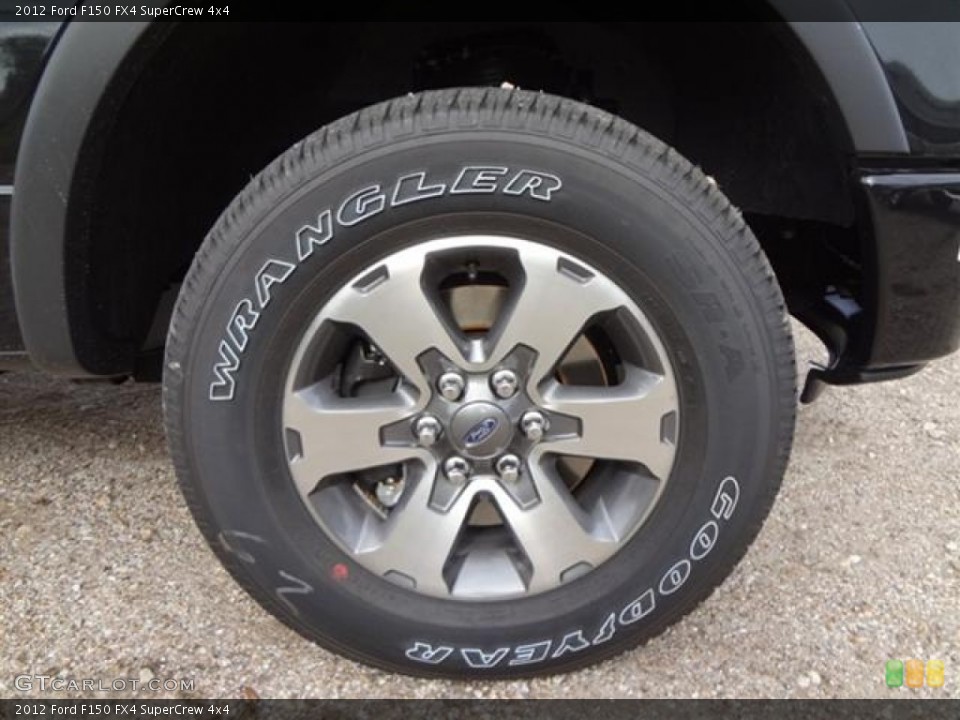 2012 Ford F150 FX4 SuperCrew 4x4 Wheel and Tire Photo #58998166