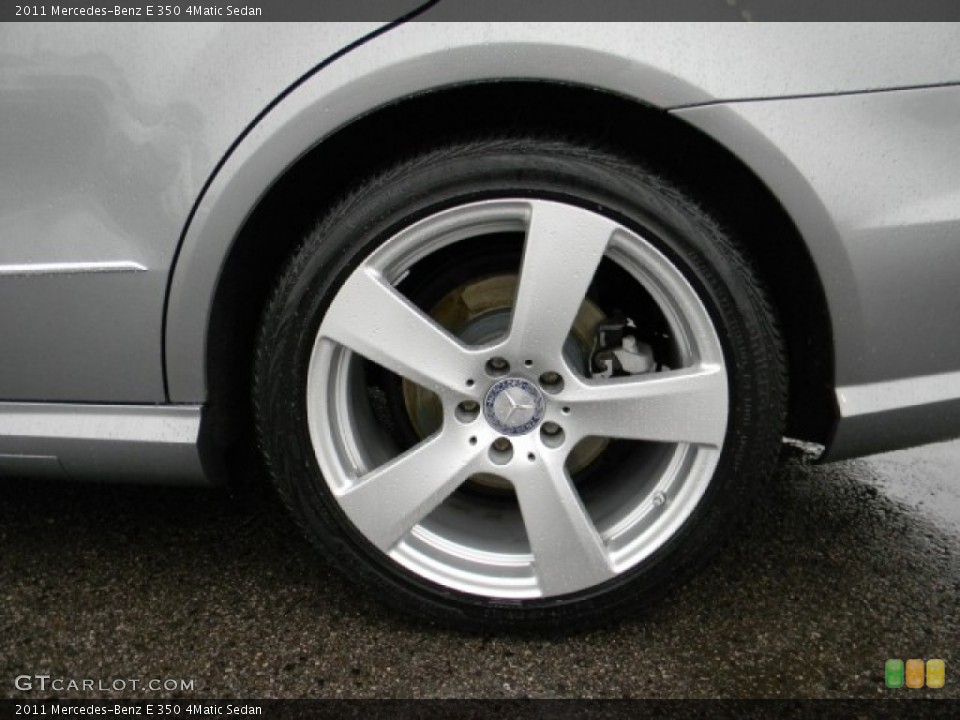 2011 Mercedes-Benz E 350 4Matic Sedan Wheel and Tire Photo #59002568