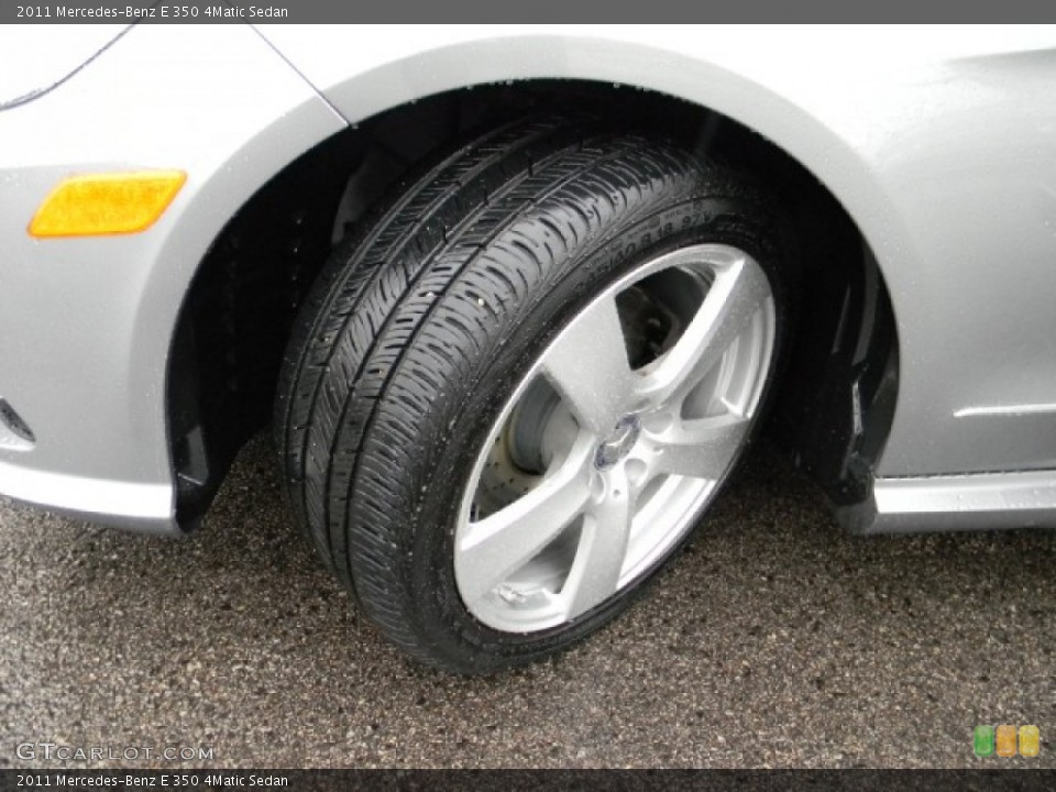 2011 Mercedes-Benz E 350 4Matic Sedan Wheel and Tire Photo #59002580